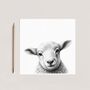 Bootes The Lamb Wildlife Greeting Card, thumbnail 2 of 6