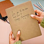 Personalised Anniversary Your Handwriting Notebook, thumbnail 1 of 6