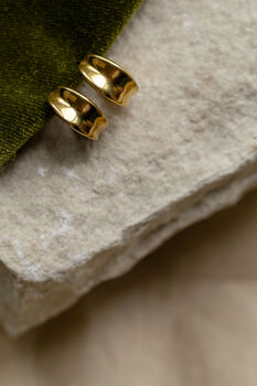 Sculpted Hoop Earrings, 4 of 5