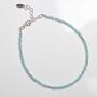 Amazonite Gemstone Beaded Bracelet, thumbnail 1 of 5