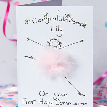 Personalised First Holy Communion Card, 3 of 3