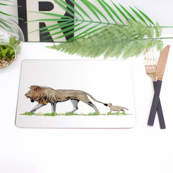 African Animals Placemat Set, 6 of 7