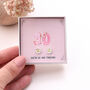 30th Birthday Sterling Silver Wild Daisy Earrings, thumbnail 1 of 6