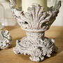 Antique Style Ornate Hurricane Candle Holder, thumbnail 3 of 4