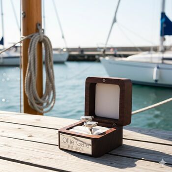 Personalised Porthole Sailing Cufflinks, 9 of 9