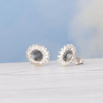 Sunflower Stud Earrings, 5 of 8