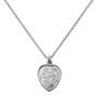 Personalised Silver Heart St Christopher Necklace, thumbnail 3 of 5