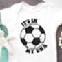 Football Print Baby Boy Bodysuit, thumbnail 1 of 3