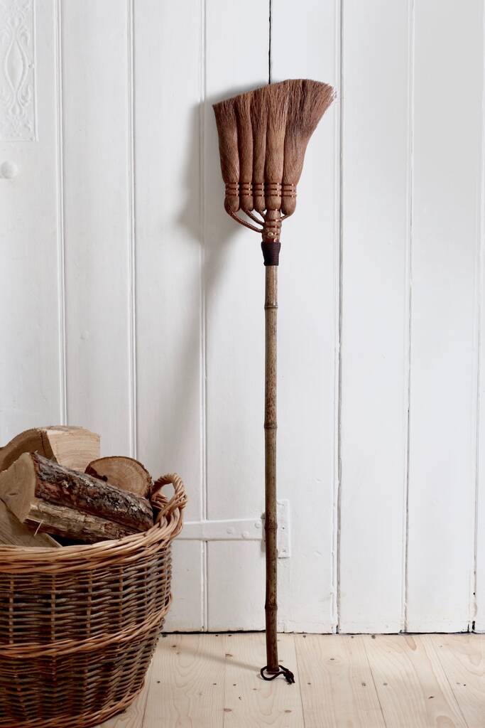 Handmade Japanese Artisan Broom 110cm By two persimmons