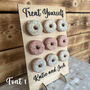 Personalised Doughnut Stand For Nine Doughnuts Donut Stand, thumbnail 6 of 7