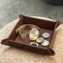 Leather Coin Tray For Him, thumbnail 1 of 5