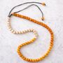 Ombre Wooden Bead Necklace, thumbnail 1 of 2