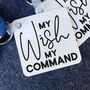 My Wish My Command Square Keyring, thumbnail 1 of 2
