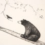 'Bear On Branch' Children's Illustration Print, thumbnail 3 of 3