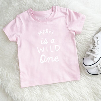 Wild One Personalised First Birthday T Shirt, 2 of 4