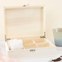 Personalised Wooden Tea Storage Box, thumbnail 3 of 3