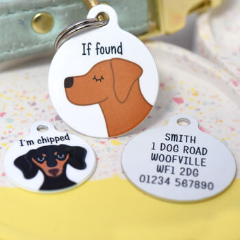 Dog Breed ID Tag Personalised, 11 of 12