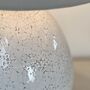 Small Crackle Glazed Pamir Bell Table Lamp, thumbnail 3 of 6