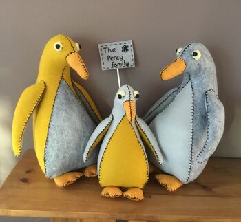 The Perfect Penguin Family Letterbox Stitch Kit, 10 of 10