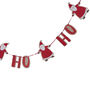 Ho Ho Ho Christmas Santa Bunting Decoration, thumbnail 2 of 3