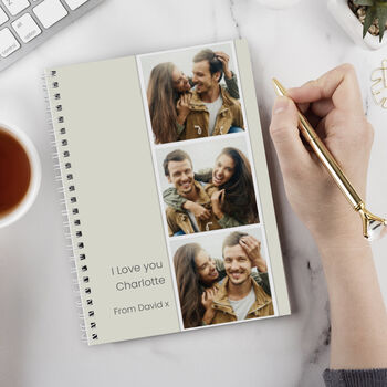 Personalised Photo Notebook Gift A5, 3 of 5