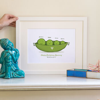 Peas In A Pod Personalised Family Print, 2 of 7