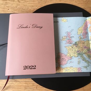Personalised 2022 Leather Diary, 5 of 12