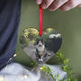 Pet Photo Memory Wooden Heart Decoration, thumbnail 1 of 3