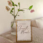 Guest Book Wedding Sign A6 Wedding Print, thumbnail 1 of 4