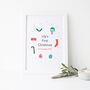 Personalised First Christmas Baby Print, thumbnail 8 of 9