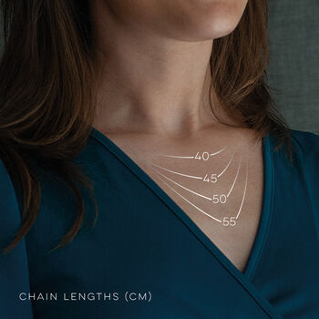 Personalised Arch Hidden Photo Necklace In Sterling Silver, 8 of 8