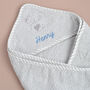 Personalised Unisex Cotton Hooded Towel, thumbnail 1 of 9