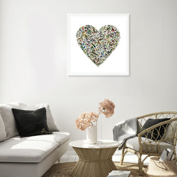 Love Heart Animal Wall Art, 5 of 12