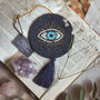 Evil Eye Decoration With Genuine Black Tourmaline, thumbnail 1 of 4