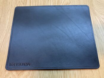Personalised Leather Mouse Mat, Black, 9 of 10