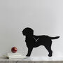 Labradoodle Clock With Wagging Tail, thumbnail 1 of 2