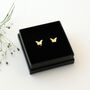 9ct Gold Butterfly Earrings, thumbnail 3 of 10