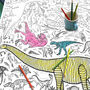 Extra Large Colour In Poster Tablecloth Sheet Dinosaurs, thumbnail 1 of 4