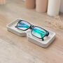 Grey Glasses Holder, Eye Glass Tray And Eyewear Case, thumbnail 1 of 9