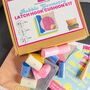 Bubble Geometry Latch Hook Cushion Craft Kit, thumbnail 5 of 5