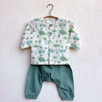 Organic Koi Children's Outfit Set, 3 of 10