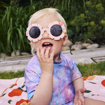 Personalised Children's Flower Sunglasses, 2 of 12