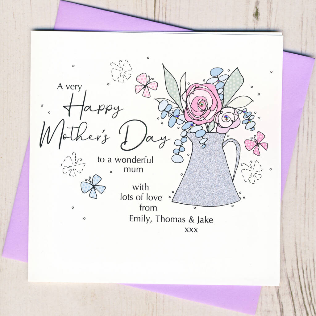 Personalised Happy Mothers Day To A Wonderful Mum Card By Eggbert And Daisy