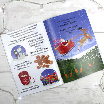 Personalised Girls 'It's Christmas' Story Book – Stocking Filler, 5 of 7