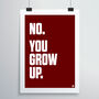 Grow Up Print, thumbnail 2 of 4