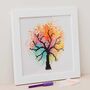 Watercolour Tree Diamond Painting Kit, thumbnail 1 of 3