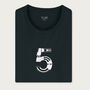 Saturn Five Rocket Black Organic T Shirt, thumbnail 3 of 6