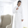 Verona Organic Cotton Towelling Dressing Gown, thumbnail 4 of 7