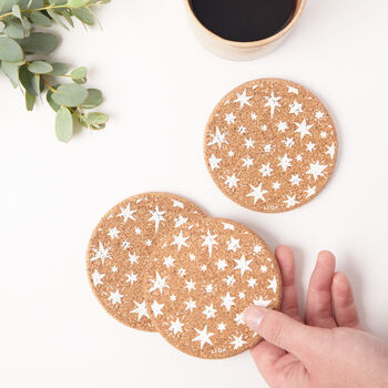 Cork Placemats And Coasters | Star, 12 of 12