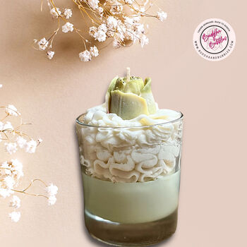 Candle Strong Fragrance | Whipped Wax | Vanilla Latte, 6 of 12